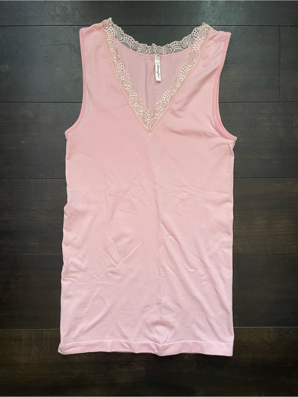 Lace Trim Chemise Slip